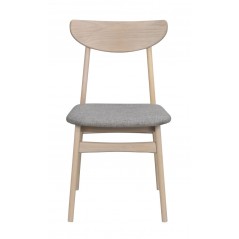 RO Rodham Chair Whitewash/Light Grey